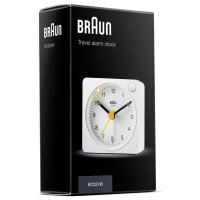 Braun BC 02 XW Quarzwecker weiß Lichtfunk.