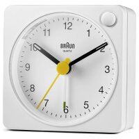 Braun BC 02 XW Quarzwecker weiß Lichtfunk.