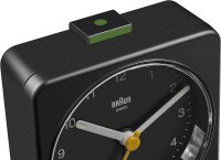 Braun BC 03 B Quarzwecker analog schwarz