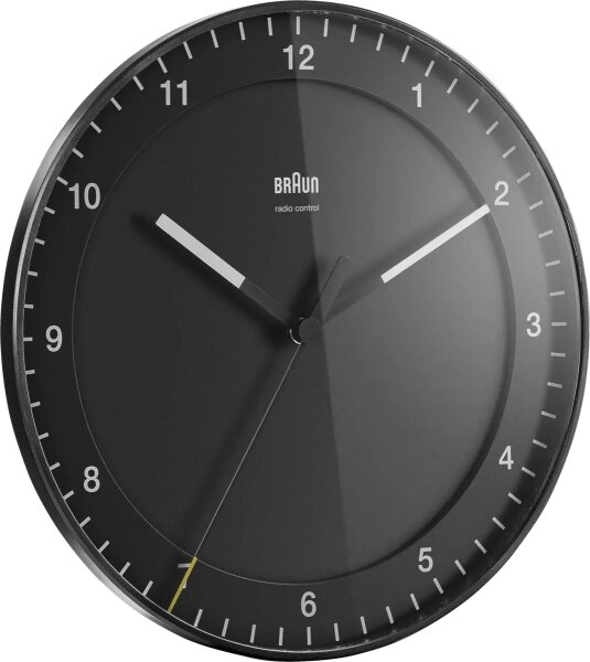 Braun BC 17 B-DCF Funkwanduhr schwarz