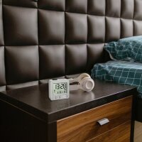 TFA 60.2545.54 Funk Wecker          silber/weiß