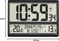 TFA 60.4521.01 Funkuhr mit Außen- und Innentemperatur