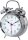 Hama Wecker Nostalgie, silber fluoreszierend            186326