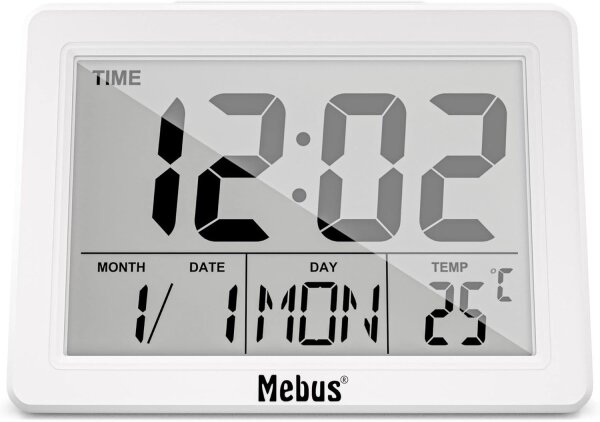 Mebus 25738 Quarz-Wecker, digital