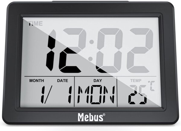 Mebus 25739 Quarz-Wecker, digital