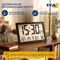 TFA 60.4510.01 Funk Wanduhr