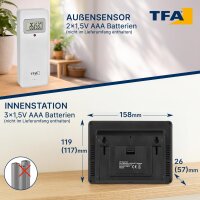TFA 35.1158.01  ELEMENTS Funk-Wetterstation