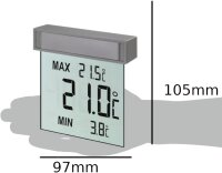 TFA 30.1025   VISION digitales Fensterthermometer