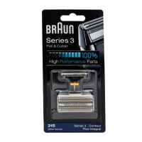 Braun Elektrorasierer Ersatzscherteil 31S, silber