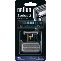 Braun Ersatzscherteil 31 S Silber, Kompatibel mit Series...