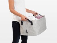 Brabantia Wäschekorbtasche 35 L faltbar grau