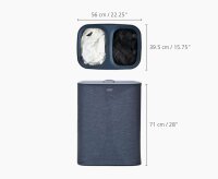 Joseph Joseph Wäschekorb Tota 90 L Schwarz