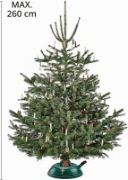 KRINNER® Weihnachtsbaum Christbaumständer Vario Classic Grün inkl. Fußpedal-und Einseiltechnik Wasser einfüllbar für Baumhöhe bis 2,6m 94001