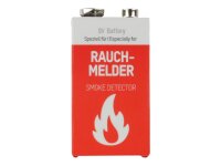 1 Ansmann Lithium 9V-Block speziell für Rauchmelder