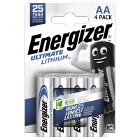 Energizer Ultimate Lithium L91 Mignon AA Batterie 4er...