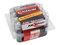 1x20 Ansmann Alkaline Mignon AA LR 6 red-line Box...