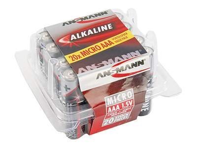 1x20 Ansmann Alkaline Micro AAA LR 03 red-line Box       5015538