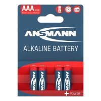 1x4 Ansmann Alkaline Micro AAA LR 03 red-line           5015553