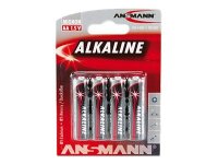 1x4 Ansmann Alkaline Mignon AA LR 6 red-line...