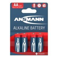 1x4 Ansmann Alkaline Mignon AA LR 6 red-line            5015563