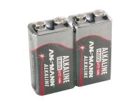 1x2 Ansmann Alkaline 9V-Block red-line...