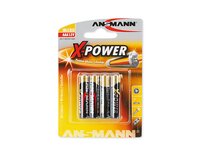 1x4 Ansmann Alkaline Micro AAA LR 03 X-Power