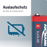 1 Ansmann Alkaline 9V-Block red-line               1515-0000