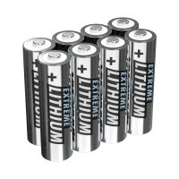 4+4 Ansmann Extreme Lithium AA Mignon LR 6 Big Pack