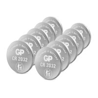GP Lithium Knopfzelle CR2032 3V 10er Blister