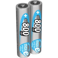 1x2 Ansmann maxE NiMH Akku Micro AAA 800 mAh        5030982