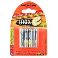 1x4 Ansmann maxE NiMH Akku Micro AAA 800 mAh        5035042