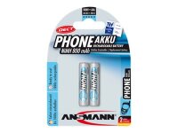 1x2 Ansmann maxE NiMH Akku Micro AAA 800 mAh DECT PHONE