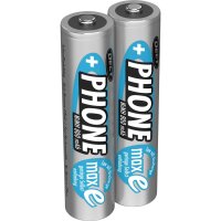 1x2 Ansmann maxE NiMH Akku Micro AAA 800 mAh DECT PHONE