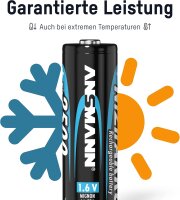 1x4 Ansmann NiZn Akku Mignon AA 2500 mWh