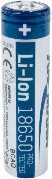 Ansmann Li-Ion 18650 3500mAh 3,6V Akku 12,6Wh       1307-0001