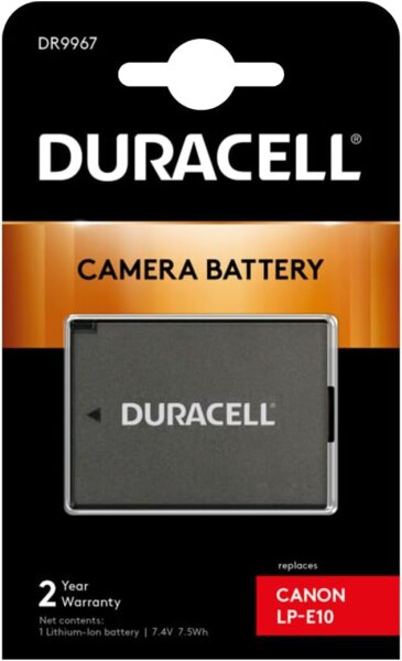Duracell Li-Ion Akku 1020mAh für Canon LP-E10
