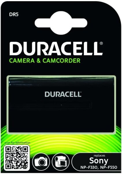 Duracell Li-Ion Akku 2600mAh für Sony NP-F330, NP-F550