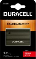 Duracell Li-Ion Akku 1600mAh für Canon BP-511/BP-512