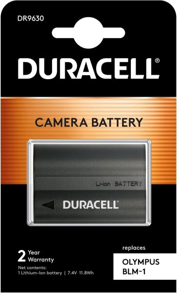 Duracell Li-Ion Akku 1600mAh für Olympus BLM-1