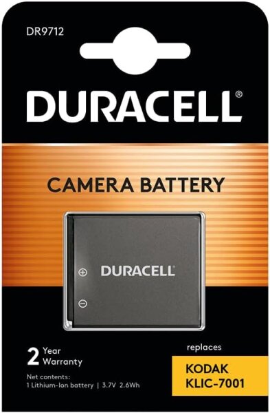 Duracell Li-Ion Akku 700mAh für Kodak KLIC-7001