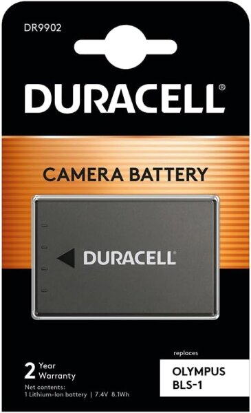 Duracell Li-Ion Akku 1100mAh für Olympus BLS-1