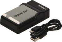 Duracell Ladegerät mit USB Kabel für DR9720/NB-6L
