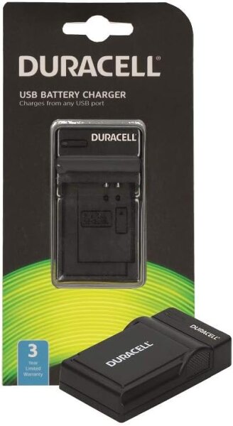 Duracell Ladegerät mit USB Kabel für DR9967/LP-E10