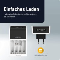 Ansmann Comfort Plus Ladegerät inkl. 4xAA2100 Akku 1001-0094-01