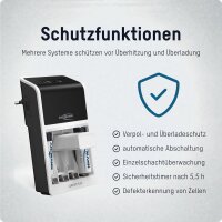 Ansmann Comfort Plus Ladegerät inkl. 4xAA2100 Akku 1001-0094-01