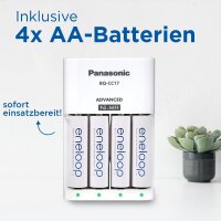 Panasonic Eneloop Smart Charger BQ-CC17 inkl.4xAA   K-KJ17MCD40E