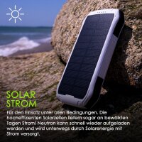 Boompods Neutron Solar Powerbank 10.000mAh weiß