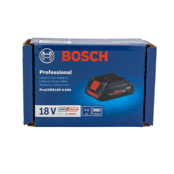 Bosch Akku ProCORE (1x 4,0 Ah Akku, 18 Volt)