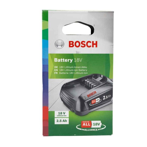 Bosch 0.600.A00.5B0 Ersatzakku PBA 18, 18V 2,5Ah