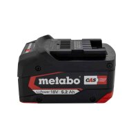 Metabo Akku-Pack 625028000 , Li , 18 V - 5,2 Ah